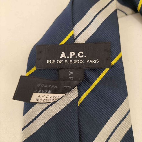 アーペーセー A.P.C. ストライプ ネクタイ メンズ