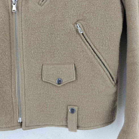 ビューティーアンドユースユナイテッドアローズ BEAUTY & YOUTH UNITED ARROWS エアリーメルトン ダブルライダースジャケット レディース JPN:M