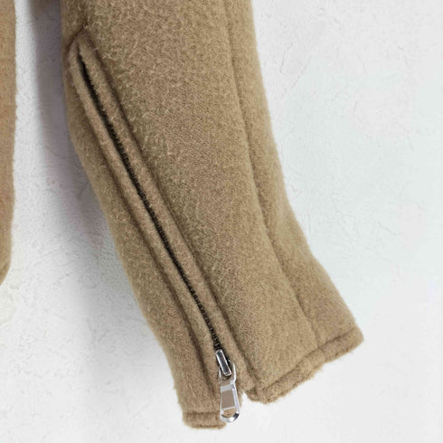 ビューティーアンドユースユナイテッドアローズ BEAUTY & YOUTH UNITED ARROWS エアリーメルトン ダブルライダースジャケット レディース JPN:M