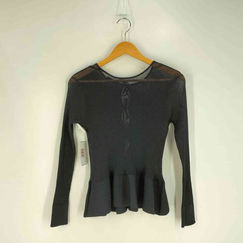 ユナイテッドアローズ UNITED ARROWS 18G シアー ベルベットリボン カーディガン レディース FREE