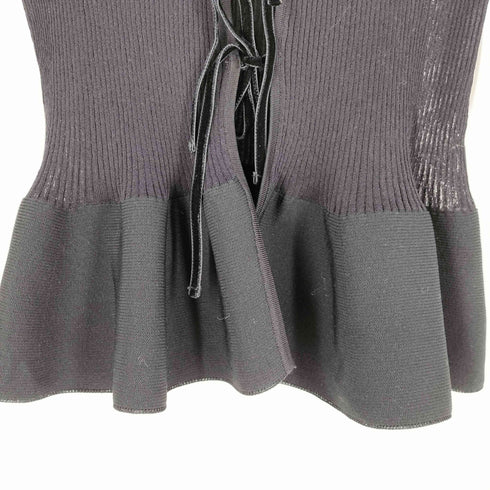 ユナイテッドアローズ UNITED ARROWS 18G シアー ベルベットリボン カーディガン レディース FREE