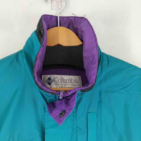 コロンビアスポーツウェア Columbia Sportswear 90S 裏地フリース バイカラー ナイロンジャケット メンズ JPN:M