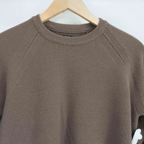 バトナー BATONER EXTRA HARD TWIST WOOL CREW NECK メンズ JPN:3