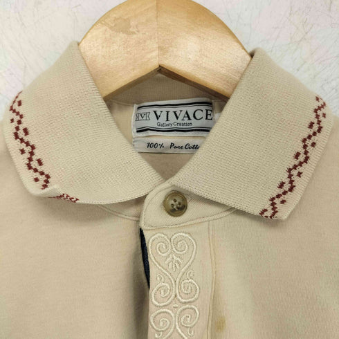 vivace ピュアコットン コットンポロシャツ メンズ JPN:L