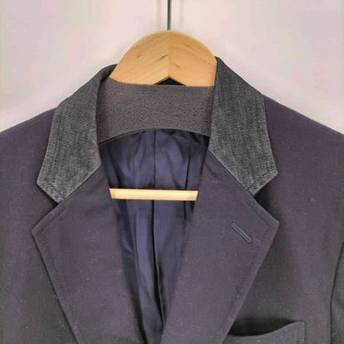 コムデギャルソンオム COMME des GARCONS HOMME AD2015 切り替えラペル 2B ウールテーラードジャケット メンズ import:S