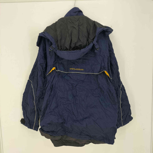 ヴォルコム VOLCOM V-LINE SCIENCE 比翼 ダブルジップ フード付き ナイロンジャケット メンズ import:XL