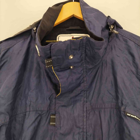 ヴォルコム VOLCOM V-LINE SCIENCE 比翼 ダブルジップ フード付き ナイロンジャケット メンズ import:XL