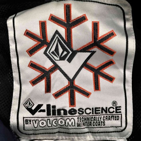 ヴォルコム VOLCOM V-LINE SCIENCE 比翼 ダブルジップ フード付き ナイロンジャケット メンズ import:XL