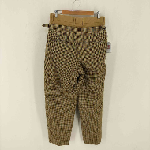 ミスタージェントルマン MR.GENTLEMAN レイヤードチェックパンツ メンズ