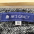 エムズグレイシー Ms GRACY リボン装飾 ツイードパンツ レディース 40