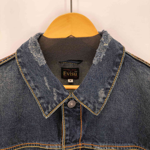 エヴィス EVISU 25AW GDC ウォッシュド リラックスフィット デニムジャケット メンズ import:M