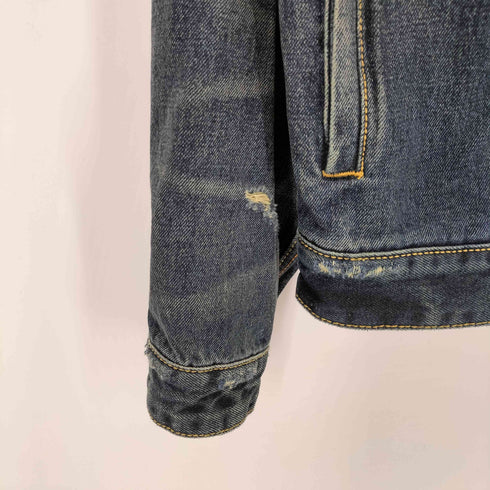 エヴィス EVISU 25AW GDC ウォッシュド リラックスフィット デニムジャケット メンズ import:M