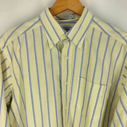 エルエルビーン L.L.Bean マレーシア製 WRINKLE RESISTANT ストライプ ボタンダウンシャツ メンズ 15 1/2-34