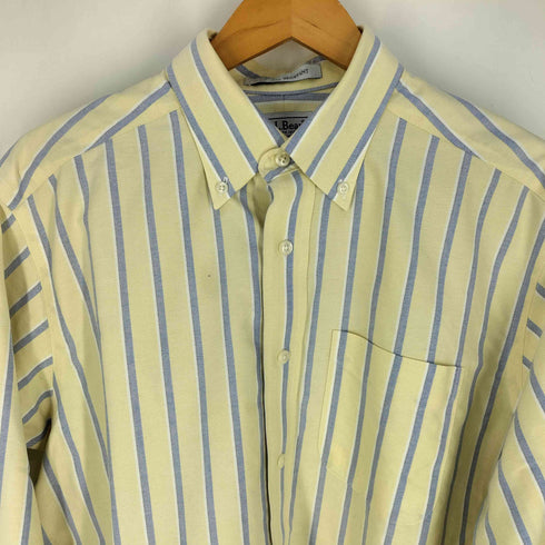 エルエルビーン L.L.Bean マレーシア製 WRINKLE RESISTANT ストライプ ボタンダウンシャツ メンズ 15 1/2-34