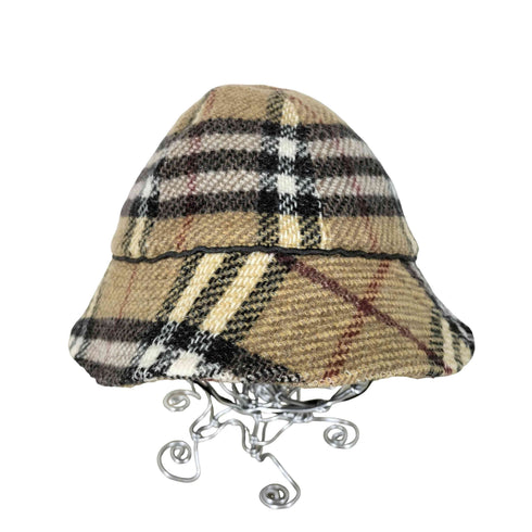 バーバリーブルーレーベル BURBERRY BLUE LABEL ノバチェックニットハット レディース