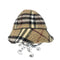 バーバリーブルーレーベル BURBERRY BLUE LABEL ノバチェックニットハット レディース