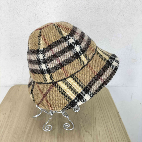 バーバリーブルーレーベル BURBERRY BLUE LABEL ノバチェックニットハット レディース