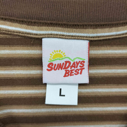 サンデイズベスト SUNDAYS BEST BORDER POCKET TEE メンズ JPN:L