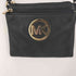 マイケルコース Michael Kors MK ロゴ プレート シボ革 レザー ウォレット クロスボディ ショルダー バック レディース