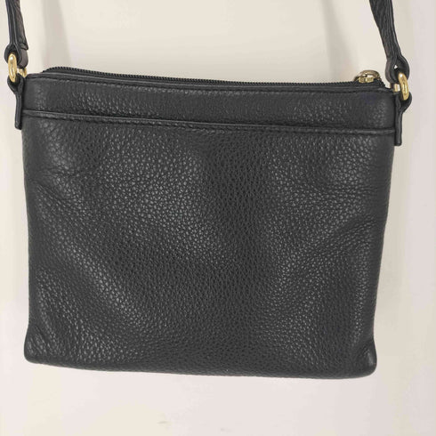 マイケルコース Michael Kors MK ロゴ プレート シボ革 レザー ウォレット クロスボディ ショルダー バック レディース