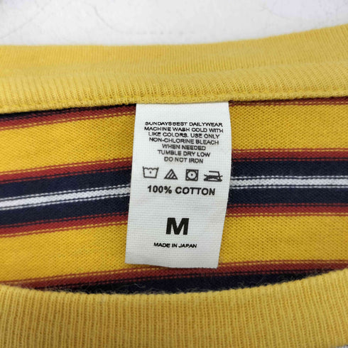 サンデイズベスト SUNDAYS BEST BORDER POCKET TEE メンズ JPN:M