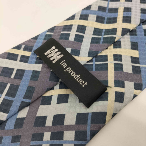 アイムプロダクトイッセイミヤケ im product ISSEY MIYAKE チェックデザイン ネクタイ メンズ