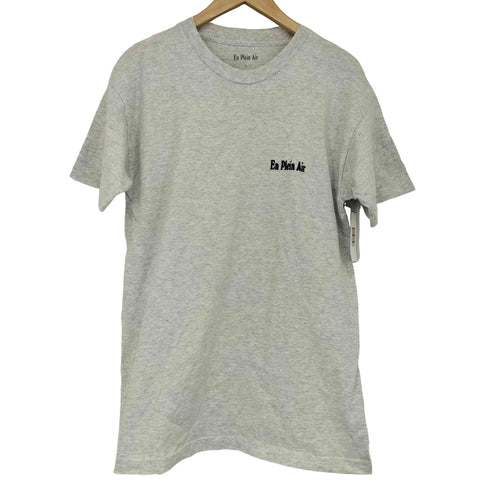 EN PLEIN AIR FRESH AIR ロゴ刺繍クルーネックTシャツ メンズ JPN:L