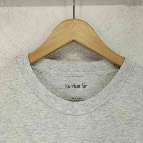 EN PLEIN AIR FRESH AIR ロゴ刺繍クルーネックTシャツ メンズ JPN:L