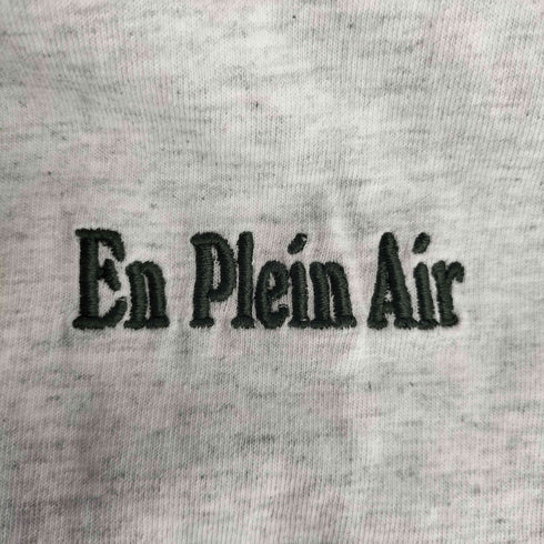 EN PLEIN AIR FRESH AIR ロゴ刺繍クルーネックTシャツ メンズ JPN:L