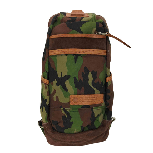 マスターピース MASTERPIECE MSPC PRODUCT 日本製 CORDURA レザー パイピング 迷彩 ワン ショルダー バッグ メンズ