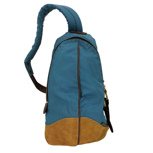 エヴァーカーキ EVER KHAKI レザー 切替 ワン ショルダー バッグ メンズ