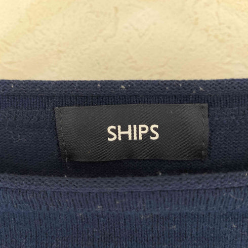 シップス SHIPS リラックスフィット ボーダー ボートネック ニット メンズ