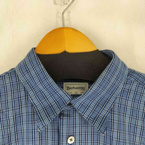 バーバリーズ BURBERRYS 90S ホースロゴ刺繍 チェック柄 L/S シャツ メンズ