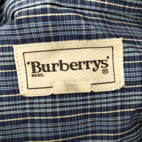 バーバリーズ BURBERRYS 90S ホースロゴ刺繍 チェック柄 L/S シャツ メンズ