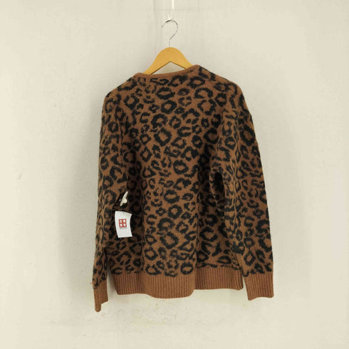 インヘリット INHERIT ウール レオパード カーディガン メンズ import:L