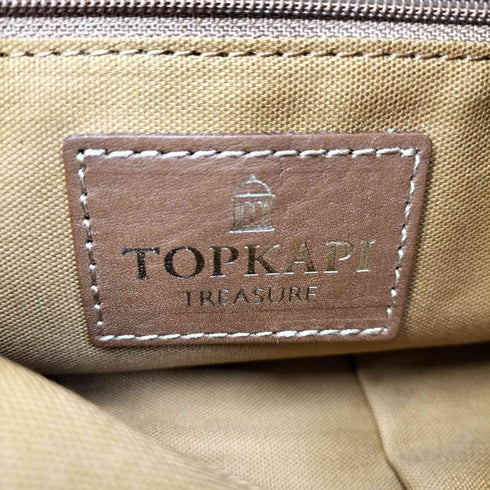 トプカピ TOPKAPI マイルドサテン スカーフ柄 トートバッグ レディース