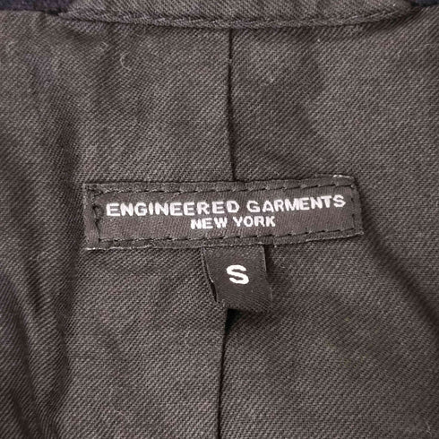 エンジニアードガーメンツ Engineered Garments USA製 ストライプウールテーラードジャケット メンズ