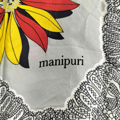 マニプリ manipuri 総柄スカーフ レディース