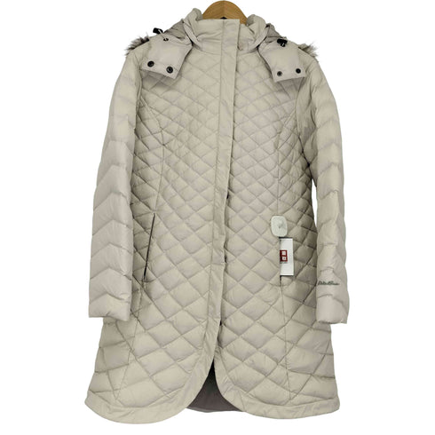 エディーバウアー Eddie Bauer キルティング ファーダウンコート レディース PL