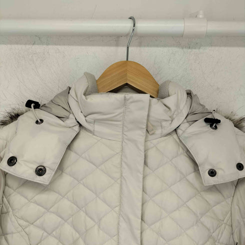 エディーバウアー Eddie Bauer キルティング ファーダウンコート レディース PL