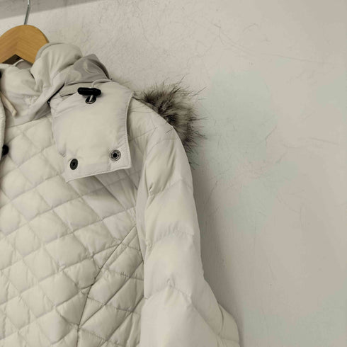 エディーバウアー Eddie Bauer キルティング ファーダウンコート レディース PL