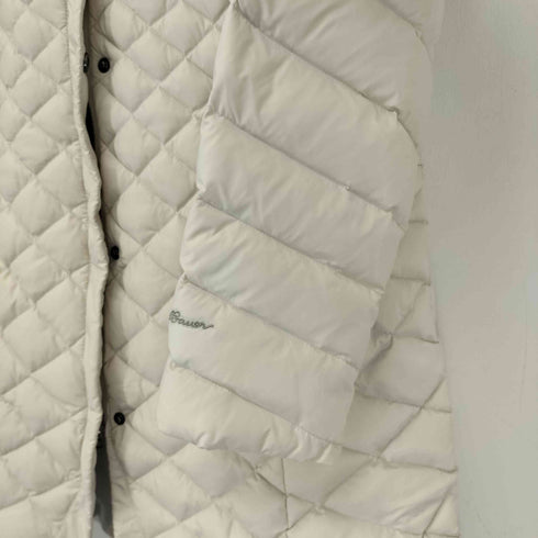 エディーバウアー Eddie Bauer キルティング ファーダウンコート レディース PL