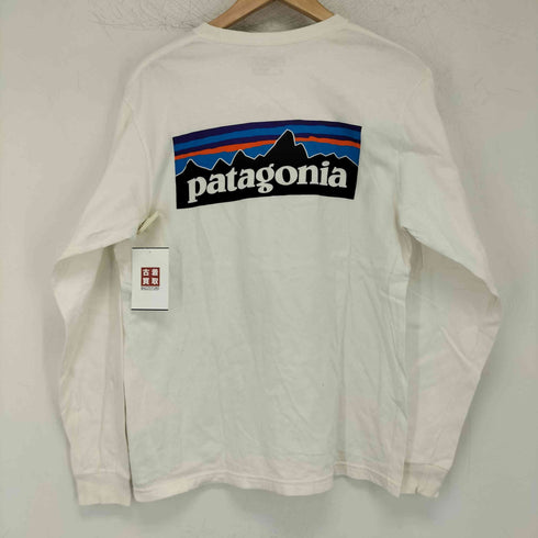 パタゴニア patagonia Long-Sleeved P-6 Logo Cotton T-Shirt メンズ JPN:S