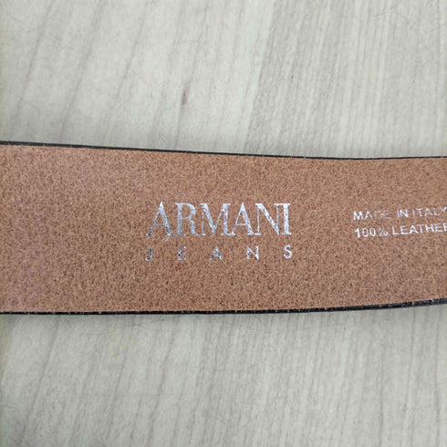 アルマーニジーンズ ARMANI JEANS レザーベルト メンズ 85/100