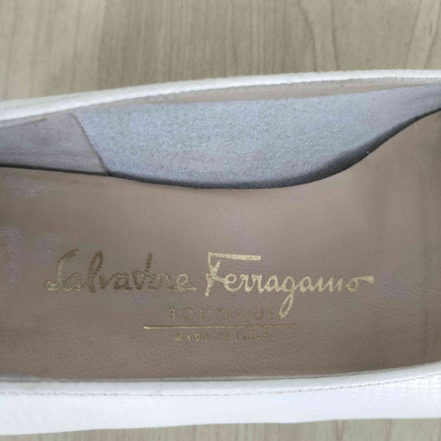 サルヴァトーレフェラガモ Salvatore Ferragamo MADE IN ITALY リボンデザインパンプス レディース 6 1/2