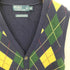 ポロバイラルフローレン Polo by RALPH LAUREN 90s アーガイル柄 コットン カシミヤ ニットベスト メンズ M
