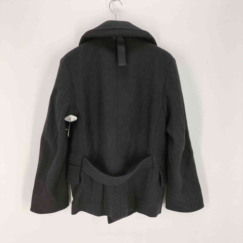 イヴサンローラン Yves Saint Laurent イタリア製 メルトンショートピーコート メンズ