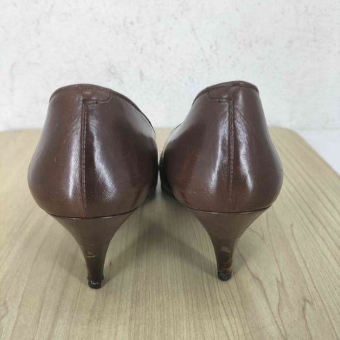 イヴサンローラン Yves Saint Laurent パイソン柄 レザーパンプス レディース 35 1/2