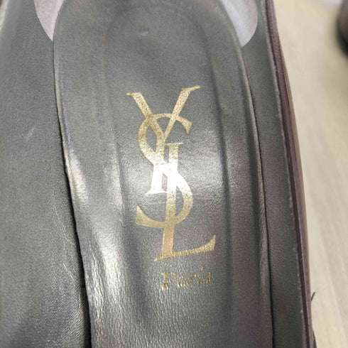 イヴサンローラン Yves Saint Laurent パイソン柄 レザーパンプス レディース 35 1/2