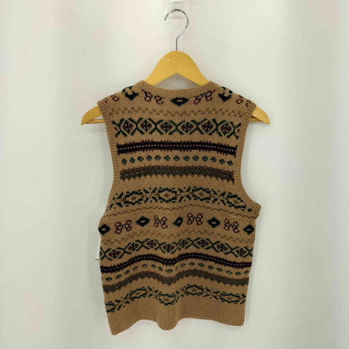 ポロバイラルフローレン Polo by RALPH LAUREN 90-00s HAND KNIT フェアアイル柄 ウール ニットベスト メンズ S